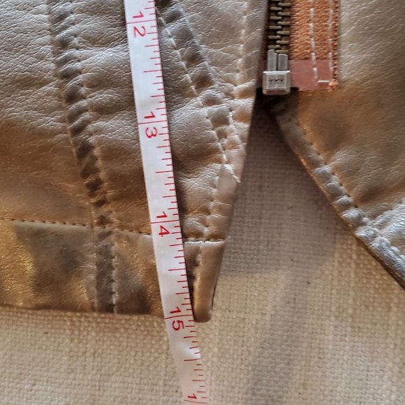 Free People Cropped Vegan Leather Jacket - Size 4 - Picture 8 of 10
